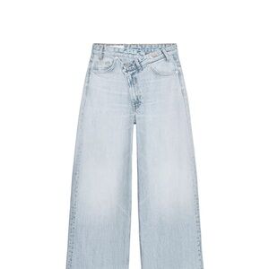 Zara Cross Light Wash Wide-Leg Women’s Jeans